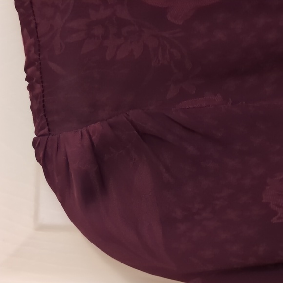 Midi length burgundy floral dress - Picture 8 of 8